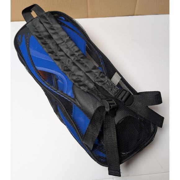 Speedo Snorkel Fin Set YOUTH JR Size L/XL 1-4 Set Blue dive beach water NO MASK - Picture 7 of 7